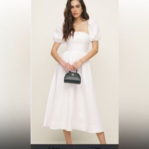 REFORMATION Marella linen midi (2) dress